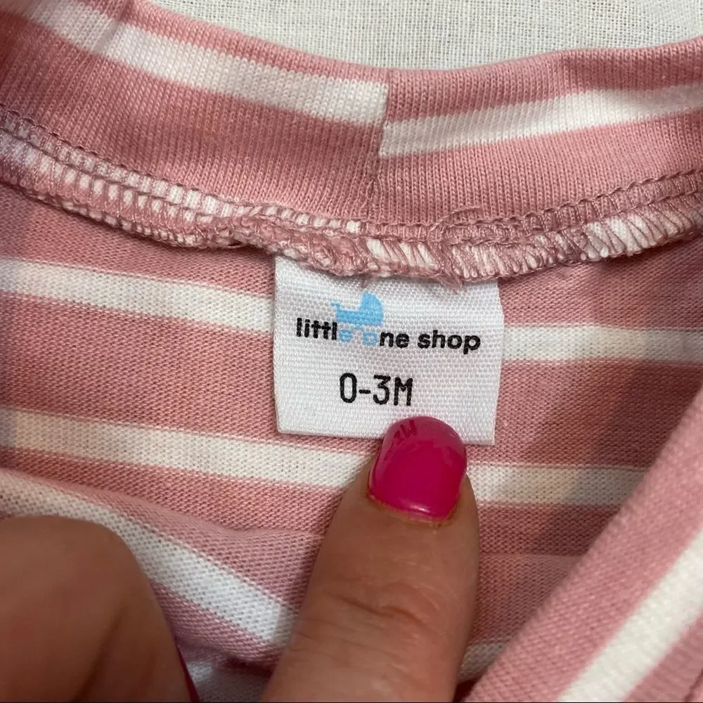 Little One Shop Girls Two Piece Shorts and‎ T-Shirt Matching Set 0-3 Months